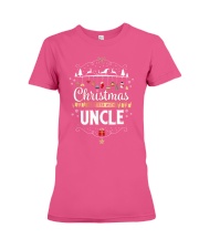 Christmas Is Better With Uncle Matching Family Gif Premium Fit Ladies Tee thumbnail