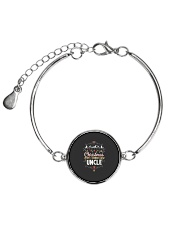 Christmas Is Better With Uncle Matching Family Gif Metallic Circle Bracelet thumbnail