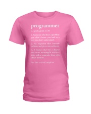 Programmer Definition Funny Meaning Software Devel Ladies T-Shirt thumbnail