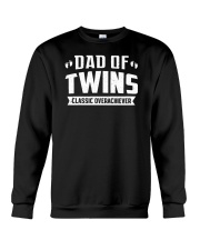 Dad Of Twins Classic Overachiever Expecting Daddy Crewneck Sweatshirt thumbnail