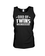 Dad Of Twins Classic Overachiever Expecting Daddy Unisex Tank thumbnail