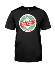 Ketchup Ironic Lazy Costume Halloween Funny Scary Classic T-Shirt front