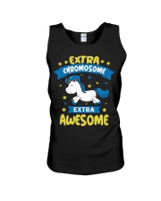 Down Syndrome Awareness Apparel Extra Chromosome U Unisex Tank thumbnail
