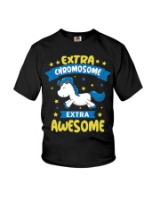 Down Syndrome Awareness Apparel Extra Chromosome U Youth T-Shirt thumbnail