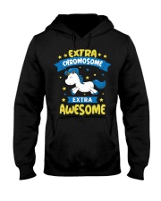 Down Syndrome Awareness Apparel Extra Chromosome U Hooded Sweatshirt thumbnail