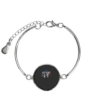 Let is Get Lit Patriotic July 4th Fireworks Celebr Metallic Circle Bracelet thumbnail