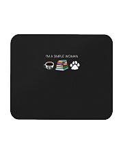 I Am A Simple Woman Coffee Books Dog Lover Girl Mousepad front