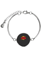 Teacher Superhero Halloween Lazy Costume Ironic Pu Metallic Circle Bracelet front