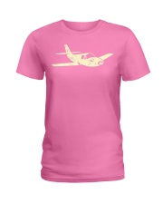Airplane Cool Plane Aeroplane Kids Aviation Ladies T-Shirt thumbnail