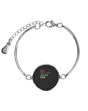 Best Beer Loving Dog Dad Ever Funny Dog Lover Drin Metallic Circle Bracelet thumbnail