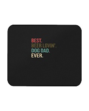 Best Beer Loving Dog Dad Ever Funny Dog Lover Drin Mousepad front