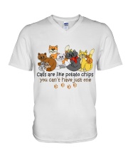 Cat Love V-Neck T-Shirt thumbnail