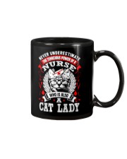 Cat Lady Nurse Mug thumbnail