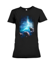 I Love Wolves Premium Fit Ladies Tee thumbnail