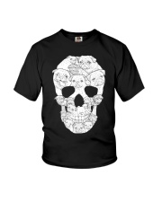 Pug Skull Youth T-Shirt thumbnail