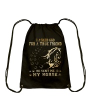 A True Friend Drawstring Bag tile