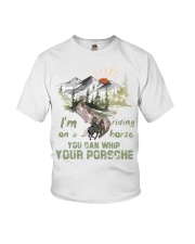 I'm Riding On A Horse Youth T-Shirt tile