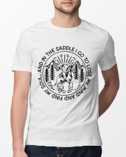 And Into The Saddle I Go Classic T-Shirt lifestyle-mens-crewneck-front-13