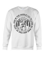 And Into The Saddle I Go Crewneck Sweatshirt tile