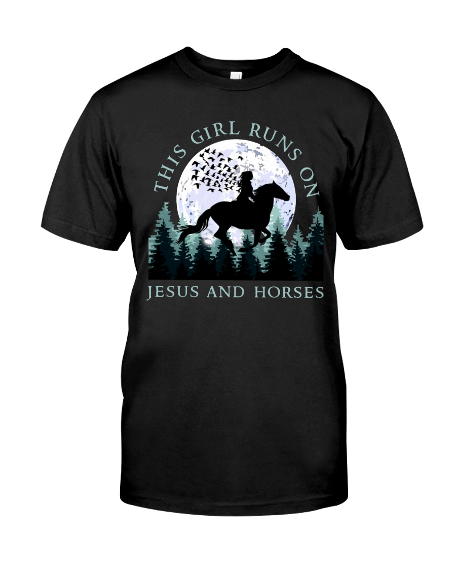 Jesus And Horses Classic T-Shirt
