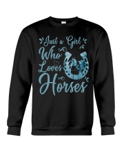 Just A Girl Who Loves Horses Crewneck Sweatshirt tile