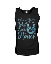Just A Girl Who Loves Horses Unisex Tank tile