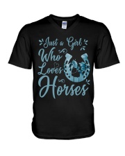 Just A Girl Who Loves Horses V-Neck T-Shirt tile