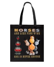 Horses Are Like Fine Wine Tote Bag tile