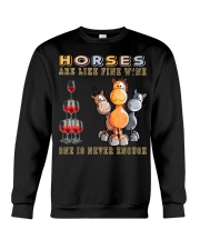 Horses Are Like Fine Wine Crewneck Sweatshirt tile