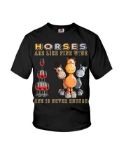 Horses Are Like Fine Wine Youth T-Shirt tile