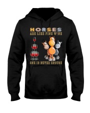 Horses Are Like Fine Wine Hooded Sweatshirt tile