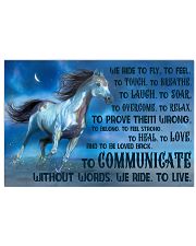 We Ride To Fly 17x11 Poster front