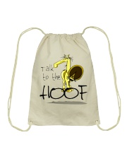 Talk To The Hoof Drawstring Bag tile