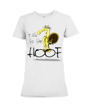 Talk To The Hoof Premium Fit Ladies Tee tile