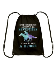 Who Can Ride A Horse Drawstring Bag tile