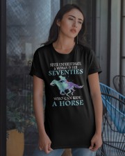 Who Can Ride A Horse Classic T-Shirt apparel-classic-tshirt-lifestyle-08