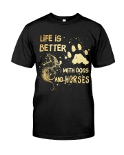 Dogs And Horses Premium Fit Mens Tee tile