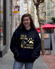 Dogs And Horses Hooded Sweatshirt lifestyle-unisex-hoodie-front-2