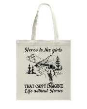 Life Without Horses Tote Bag tile