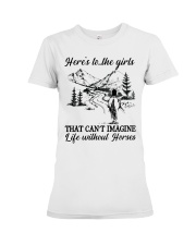 Life Without Horses Premium Fit Ladies Tee tile