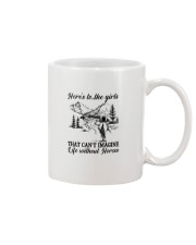 Life Without Horses Mug tile
