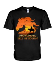 Can't Nobody Tell Me Nothing V-Neck T-Shirt thumbnail