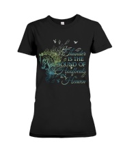 Hoofbeats In Heaven Premium Fit Ladies Tee tile