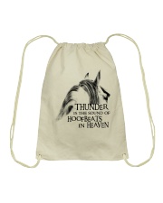 Thunder Is The Sound Of Hoofbeats Drawstring Bag tile