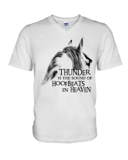 Thunder Is The Sound Of Hoofbeats V-Neck T-Shirt tile