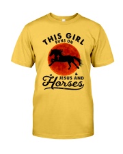Jesus And Horses Classic T-Shirt front
