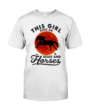 Jesus And Horses Classic T-Shirt tile