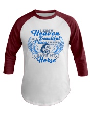 Heaven Is A Beautiful Place Baseball Tee tile