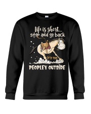 Stop And Go Back Crewneck Sweatshirt thumbnail