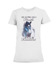 You Will Be Remembered Premium Fit Ladies Tee tile